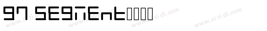 G7 segment字体转换